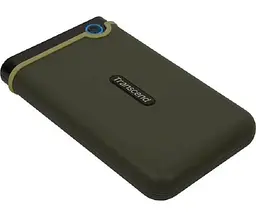 Зовнішній жорсткий диск Transcend StoreJet 25M3 Slim 1 TB 2.5" USB 3.0 military green (TS1TSJ25M3G) - мініатюра 3