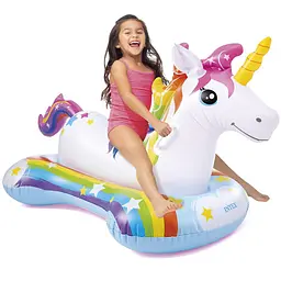Надувний Плотик Дитячий з Ручками Unicorn Intex - мініатюра 4