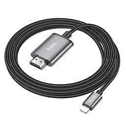 Перехідник Hoco UA27 HD Lightning to HDMI (2m) Metal gray - мініатюра 3