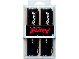 Пам'ять для настільних комп'ютерів Kingston FURY 128 GB (4x32GB) DDR5 5600 MHz Beast Black (KF556C40BBK4-128) - мініатюра 5