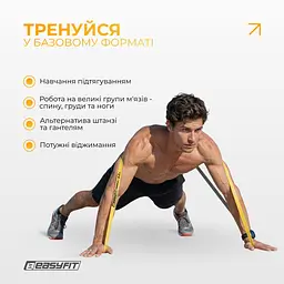 Двошарова резинка для підтягування EasyFit Premium 16-32 кг - мініатюра 5