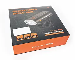 Велосипедна фара передня West Biking YP0701322 2хT6 Led 1000 Lm USB 4000 mAh 10.2х4.3х2.4 см (G0000929) - мініатюра 5