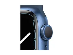 Смарт-годинник Apple Watch Series 7 GPS 41mm Blue Aluminum Case With Blue Sport Band (MKN13) - мініатюра 3