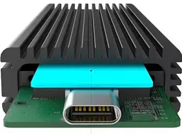 Кишеня зовнішня Maiwo, Black, M.2, Type-C 3.1 Gen2, 1xM.2 NVMe / SATA, формат 2230/2242/2260/2280, алюмінієвий корпус (K1687P2) - мініатюра 2