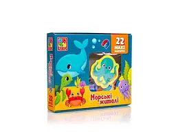 Набір магнітів VLADI TOYS "Морські жителі" VT3106-27