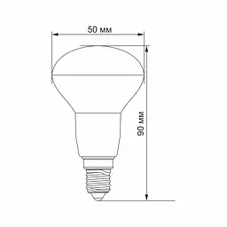 LED-лампа Videx R50e 6W E14 3000K (24140-000) - мініатюра 3