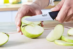 Набір ножів Essential, 3шт, нержавіюча сталь, пластик, чорний Tefal kuh0014557 - мініатюра 6