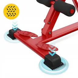 Лава для гіперекстензії 4FIZJO регульована Red/Black (P-5905973402682) - мініатюра 7