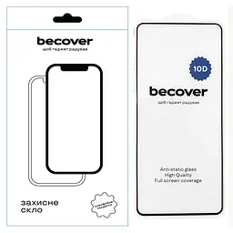 Скло захисне BeCover Motorola Moto G54 / G54 Power 10D Black (711824)