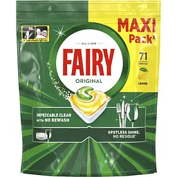 Капсули для посудомийних машин Fairy Original Все-в-1, 71 шт.