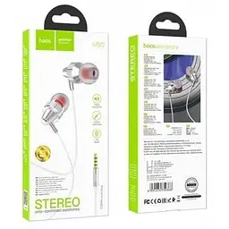 Навушники Hoco M90 Delight wired digital earphone with microphone 3.5 мм червоні 6931474759375 - мініатюра 2