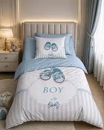 Комплект дитячої постільної білизни в ліжечко baby crib сатин TC303376276
