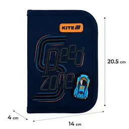 Пенал Kite Speed Zone синій (K25-622-4) - мініатюра 3