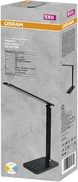Настільна лампа OSRAM Panan DISK FOLD SQ 6.5W 3000К 4000К 6500К з димером чорний (4099854363887) - мініатюра 2