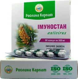 Імуностан - antivirus 60 капул Рослина Карпат - мініатюра 3