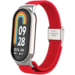 Ремінець ArmorStandart Braided Solo Loop для Xiaomi Smart Band 8 / 9 / 10 Red (ARM69927) [94768] - мініатюра 1