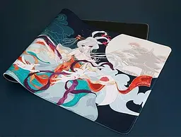 Ігрова поверхня Varmilo Chang'e Flying to the Moon Desk Mat XL (900х400х3мм) Green (ZDB052-01) - мініатюра 2