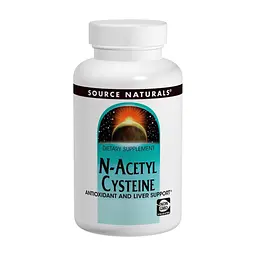 Амінокислота Source Naturals NAC (N-Ацетил-L-Цистеин) 600мг, 60 таблеток (SN0850)