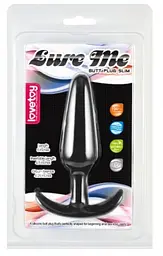 Анальная пробка Lure Me Butt Plug L черная