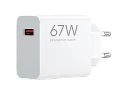 Мережевий зарядний пристрій Xiaomi 67 W HyperCharge White (BHR07SKEU)