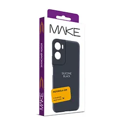 Чохол Make Motorola G06 Silicone Black - мініатюра 2