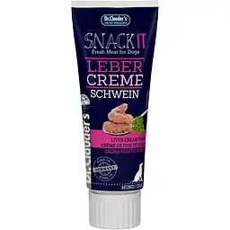 Крем-ласощі для собак Dr.Clauder's Snack IT Liver cream Pork зі свининою