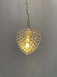 Гірлянда-штора Серце 2 x 1.5 м 192 LED теплий білий - мініатюра 4