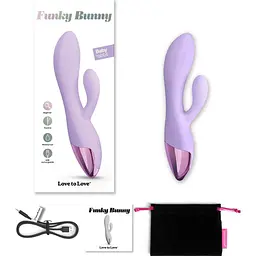 Вібратор-rabbit Love To Love Funky Bunny Viva Мauve (SO8684) [108438] - мініатюра 4