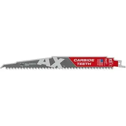 Полотно для шабельних пил AX CARBIDE MILWAUKEE, 230х5мм, (деревина з цвяхами)