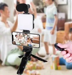 Комплект для відеоблогінгу No Brand Video Making Kit AY49 Чорний (2104619152) - мініатюра 3