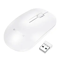 Бездротова миша Borofone BG14 білий - мініатюра 3