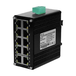 PoE-комутатор 10-портовий E-LINK LNK-IMC010GPB з 8 портами PoE (73-00155)