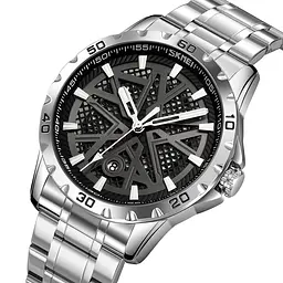 Наручний годинник чоловічий 9337SIBK Silver-Black Skmei acs0030895 - мініатюра 2