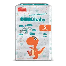 Підгузки Dino Baby 5 (11-25 кг), 36 шт. - мініатюра 2
