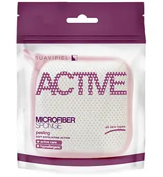 Губка для душа Suavipiel Microfiber Sponge Active, 1 шт.