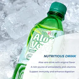 Освіжаючий напій Vinut Pure Aloe Vera Juice Original Flavor with Pulp 500 мл - мініатюра 5