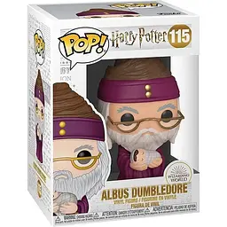 Ігрова фігурка Funko Pop Гаррі Поттер Дамблдор з малюком Гаррі (48067) - мініатюра 3