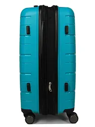 Валіза середня M поліпропілен Worldline Airtex 282 74л 64×41×26см Бірюзова - мініатюра 6