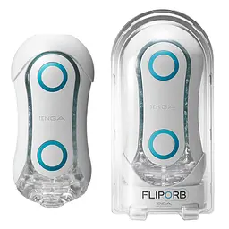 Мастурбатор Tenga Flip Orb Blue Rush блакитний - мініатюра 5