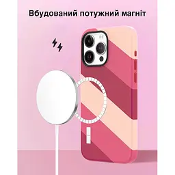 Чохол Vokamo MagSafe для iPhone 15 з магнітом Pink (NVK010808) - мініатюра 5