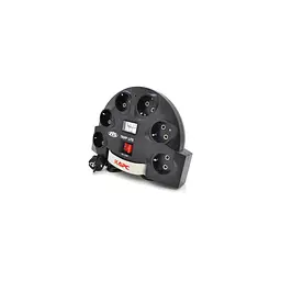 Мережевий фільтр живлення Voltronic KAPC-680, 6 розеток, 220В, 10А 1.6м Black (KAPC-680B)