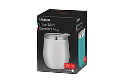 Термокухоль Ardesto Compact Mug 350 мл білий - мініатюра 5