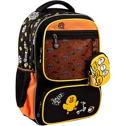 Рюкзак Yes TS-46 Line Friends, чорний з помаранчевим (559444) - мініатюра 2