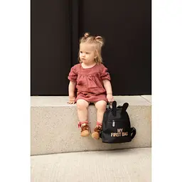 Рюкзак дитячий Childhome My first bag black/gold - мініатюра 7