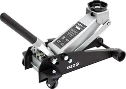 Домкрат гідравлічний підкатний Yato 3 т, 130-465 мм