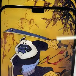 Захисне скло Epik 5D Anti-static Panda тех.пак для Apple iPhone 11 Pro Max/XS Max 6.5 Чорний - мініатюра 2