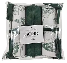 Набір рушників Soho 40x60см Christmas 3 шт pbe0050662 - мініатюра 4