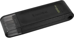 USB Flash Kingston USB 3.2 DT70 USB-C 128GB Black - мініатюра 2