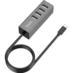Хаб адаптер Hoco hb1 Type-C to 4 Usb 6931474717917