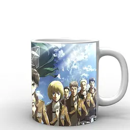 Кухоль GeekLand Атака Титанів Attack on Titan photo AT.02.005 330 мл білий - мініатюра 2